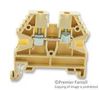 TERMINAL BLOCK, DIN RAIL, 2POS, 12AWG ER2.5BEIGE