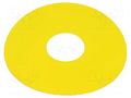 Description label; 45; 75mm; plastic; Body: yellow EAO 45-50J.1400