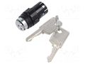 Switch: body; 16mm; Stabl.pos: 3; IP65; 61; Pos: 2; plastic EAO 61-2802.0/D