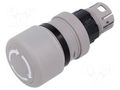 Switch: emergency stop; 16mm; Stabl.pos: 2; grey; none; 61; Pos: 2 EAO 61-3440.4/8