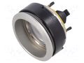 Button holder; 22mm; IP67; 84; Ø22.5mm; Face dim: Ø25mm; aluminium EAO 84-1201.7