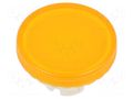 Actuator lens; 22mm; 84; transparent,yellow; plastic EAO 84-7111.400