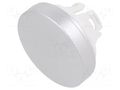 Actuator lens; 22mm; 84; natural; aluminium EAO 84-7201.800