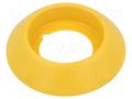 Protective cap; 22mm; 84; -25÷55°C; Ø: 50mm; plastic; Body: yellow EAO 84-902