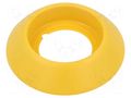 Protective cap; 22mm; 84; -25÷55°C; Ø: 50mm; plastic; Body: yellow EAO 84-902