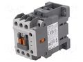 Contactor: 3-pole; NO x3; Auxiliary contacts: NO + NC; 400VAC; 18A LS ELECTRIC MC-18B-400VAC