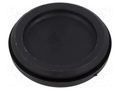 Grommet; with bulkhead; Ømount.hole: 50.2mm; black; Øcable: 1÷36mm TRELLEBORG T-GDM36