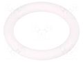 O-ring gasket; silicone; Thk: 4mm; Øint: 22mm; white; -60÷160°C ORING USZCZELNIENIA TECHNICZNE O-22X4-SI-WH