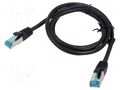 Patch cord; RJ45 plug,both sides; F/UTP; 5e; stranded; Cu; 1m; PVC VENTION VAP-B05-B100