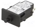 Circuit breaker; Urated: 240VAC; 48VDC; 0.4A; SPST; Poles: 1; MCB SCHURTER T11-614-0.4A