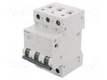 Circuit breaker; 230/400VAC; Inom: 4A; Poles: 3; Charact: C; 10kA SIEMENS 5SL4304-7