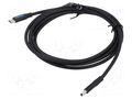 Cable; USB 2.0; USB B mini plug,USB C plug; nickel plated; 2m VENTION COWBH