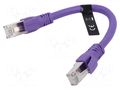 Patch cord; RJ45 plug,both sides; S/FTP; 6a; stranded; OFC; 0.3m VENTION IBMVY