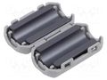 Ferrite: two-piece; on round cable; A: 35mm; B: 28mm; C: 9mm; plastic TDK ZCAT2035-0930A