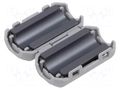 Ferrite: two-piece; on round cable; A: 35mm; B: 28mm; C: 9mm; plastic TDK ZCAT2035-0930A