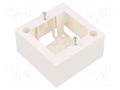 Enclosure: junction box; X: 81mm; Y: 81mm; Z: 40mm; wall mount FIBRAIN FIBRAIN-OBU-2