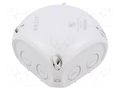 Enclosure: junction box; X: 93mm; Y: 93mm; Z: 62mm; IP66,IP67; grey HENSEL HENSEL-KF-0202-G