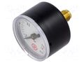 Manometer; 0÷1.6bar; G 1/8",rear connection; 40mm; Temp: -20÷60°C PNEUMAT 110.42