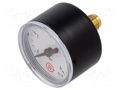 Manometer; 0÷4bar; G 1/8",rear connection; 40mm; Temp: -20÷60°C PNEUMAT 110.44