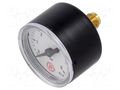 Manometer; 0÷6bar; G 1/8",rear connection; 40mm; Temp: -20÷60°C PNEUMAT 110.45