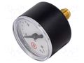 Manometer; 0÷40bar; G 1/8",rear connection; 40mm; Temp: -20÷60°C PNEUMAT 110.49-K