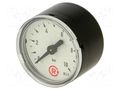 Manometer; 0÷10bar; G 1/8",rear connection; 40mm; Temp: -20÷60°C PNEUMAT 110.46