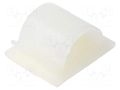 Self-adhesive cable holder; ØBundle : 14mm; polyamide; natural HELLERMANNTYTON RB14-PA66-NA