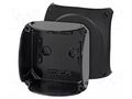 Enclosure: junction box; X: 130mm; Y: 130mm; Z: 77mm; IP66,IP67 HENSEL HENSEL-KF-0600-C
