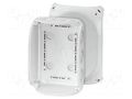 Enclosure: junction box; X: 130mm; Y: 180mm; Z: 77mm; IP66,IP67; grey HENSEL HENSEL-KF-1000-G
