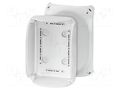 Enclosure: junction box; X: 130mm; Y: 180mm; Z: 77mm; IP66,IP67; grey HENSEL HENSEL-KF-1000-H
