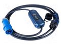 Charger: eMobility; 2x0.75mm2,3x6mm2; 110/250VAC; 7.2kW; IP54 AKYGA AK-EC-14