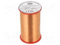 Coil wire; single coated enamelled; 0.08mm; 0.5kg; -65÷155°C INDEL DNE0.08-0.50