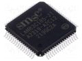 IC: transceiver; 10/100Base-T; full duplex,MII; LQFP64; 3.3V MICROCHIP TECHNOLOGY LAN83C185-JT