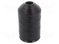 Rope; W: 2.16mm; L: 457.2m; for binding wires; Plating: polyester ALPHA WIRE LC162-BK088