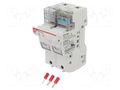 Fuse holder; 14x51mm; for DIN rail mounting; 50A; 690VAC; Poles: 2 DF ELECTRIC PMX14X51-2M