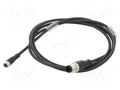 Cable: for sensors/automation; M12,M8; PIN: 3; 2m; plug; 60VDC; 3A LAPP 22260228