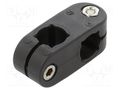 Mounting coupler; cross; polyamide; S: 12mm; D: 14mm ELESA+GANTER MSX.56-C-12-14
