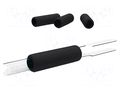 Holder; for  soldering iron; 4pcs; ESD; Ø: 12.7mm; L: 43mm; black JBC TOOLS JBC-0023309