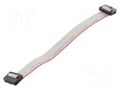Ribbon cable with IDC connectors; Tape ph: 1mm; Contacts ph: 2mm CONNFLY DS1052-01-12MA2015
