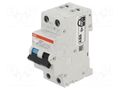 RCBO breaker; Inom: 40A; Ires: 300mA; Poles: 1+N; 230VAC; IP20; DS200 ABB DS201A-C40/0.3