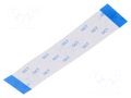 FFC tape; Cores: 30; Tape ph: 0.5mm; L: 76mm; 500mA; 60V; FFC5-TIN GCT 05-30-A-0076-A