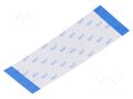 FFC tape; Cores: 50; Tape ph: 0.5mm; L: 76mm; 500mA; 60V; FFC5-TIN GCT 05-50-A-0076-A