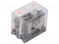 Relay: electromagnetic industrial; 4PDT; 24VDC; 12A/277VAC; PCB AMPHENOL ANYTEK AL4C12PCLD02400G