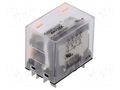 Relay: electromagnetic industrial; 4PDT; 220VAC; 12A/277VAC; AL4C AMPHENOL ANYTEK AL4C12SCLA22000G