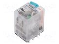 Relay: electromagnetic industrial; DPDT; 24VDC; Icontacts max: 5A AMPHENOL ANYTEK AM2C05SCM4LD02400G