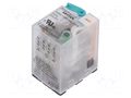 Relay: electromagnetic industrial; 4PDT; 24VDC; 5A/277VAC; PCB AMPHENOL ANYTEK AM4C10PCM4LD02400G