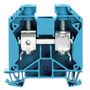 Feed-through terminal block, Screw connection, 35 mm², 1000 V, 125 A, Number of connections: 2 Weidmuller 1020580000 04008190047160