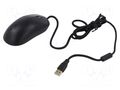 Mouse; black,red; USB A; optical,wired; DPI change button,RGB SAVIO SAVGM-GAMBIT