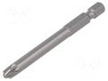 Screwdriver bit; PlusMinus PZ-type; PZ2/SL; Overall len: 70mm FELO FL03120210