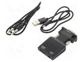 Converter; HDMI 1.4; Full HD 1080p; black SAVIO SAVKABELCL-145